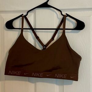 Nike Indy Light Support Sports Bra - Brown, XL